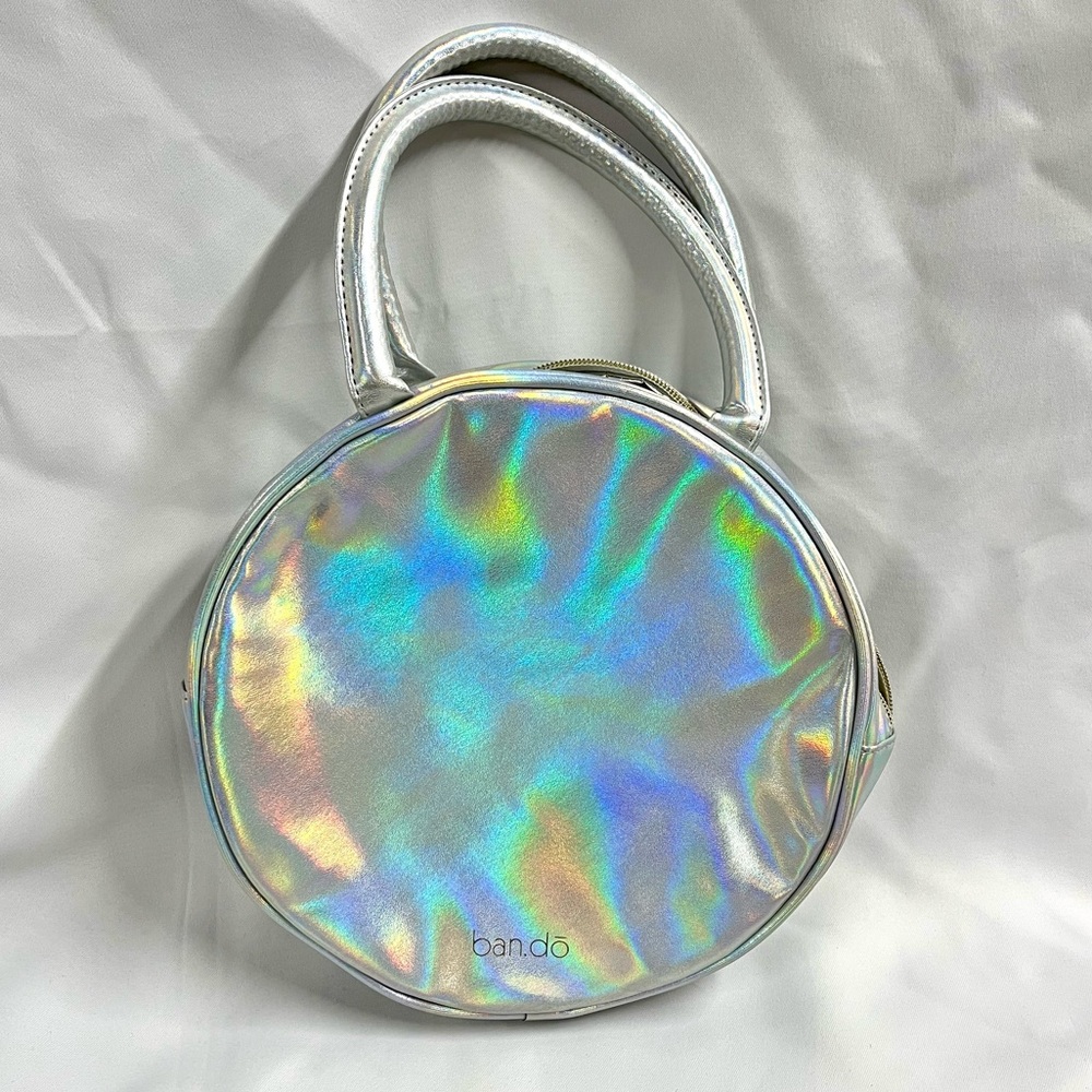 Ban.do holographic holo bag lunch box purse